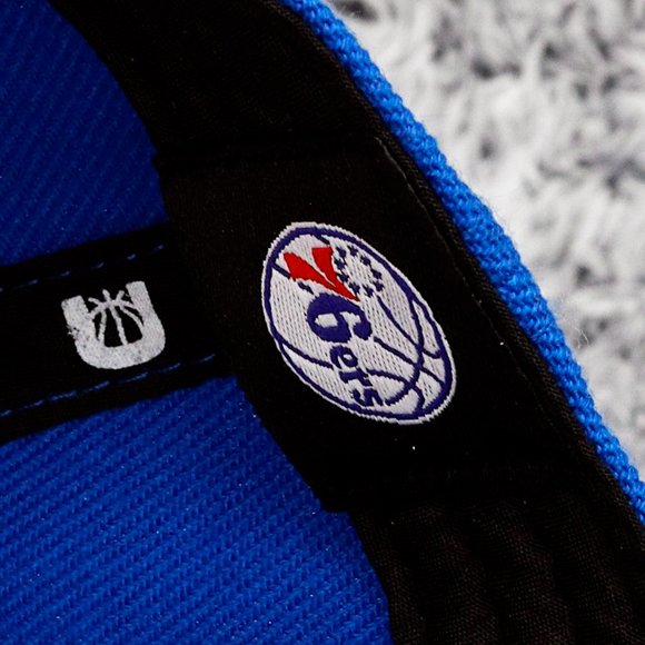 Philadelphia 76ers Trucker Hat 47 Blue Trawler Clean Up Cap Sixers Eagles - Picture 10 of 10